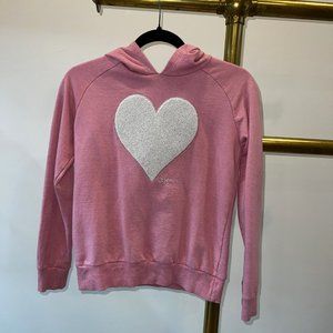 Girls DKNY Heart Sweatshirt
